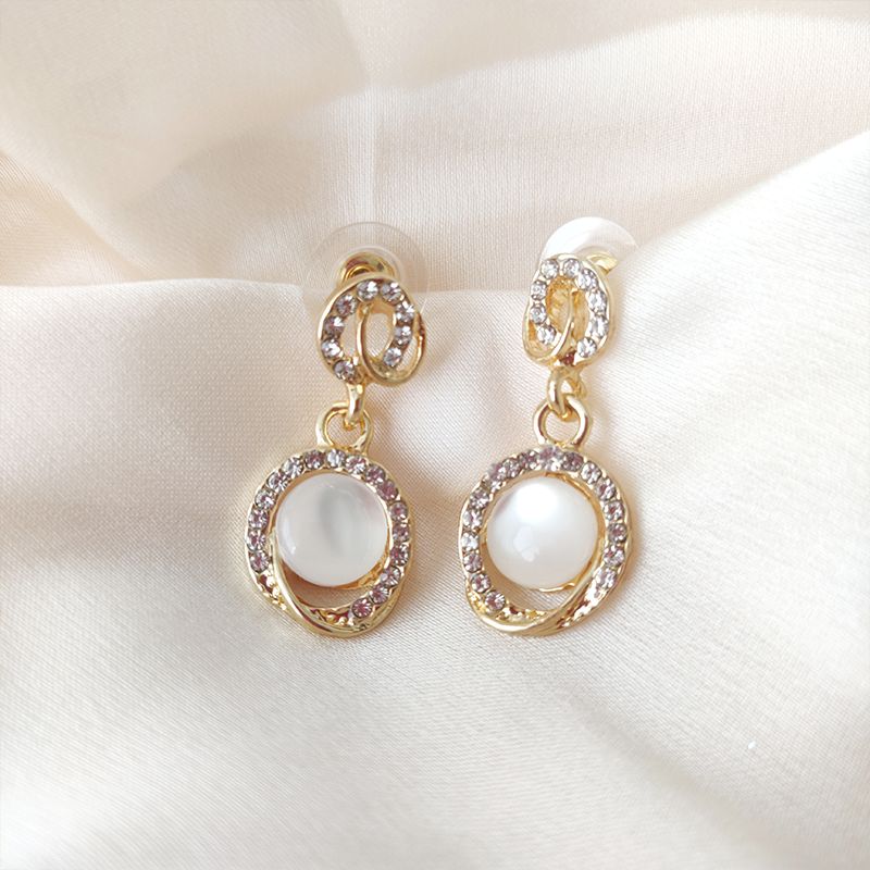 Pearl Drop Earrings - Classic and Elegant Fashion Jewelry - Shop N Save