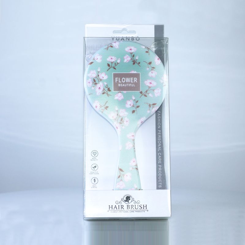 Round Flower Beautiful Comb: Gentle Detangling, Stylish Design - Shop N Save