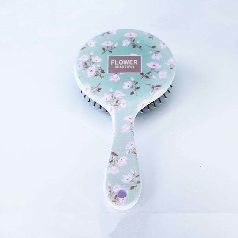 Round Flower Beautiful Comb: Gentle Detangling, Stylish Design - Shop N Save