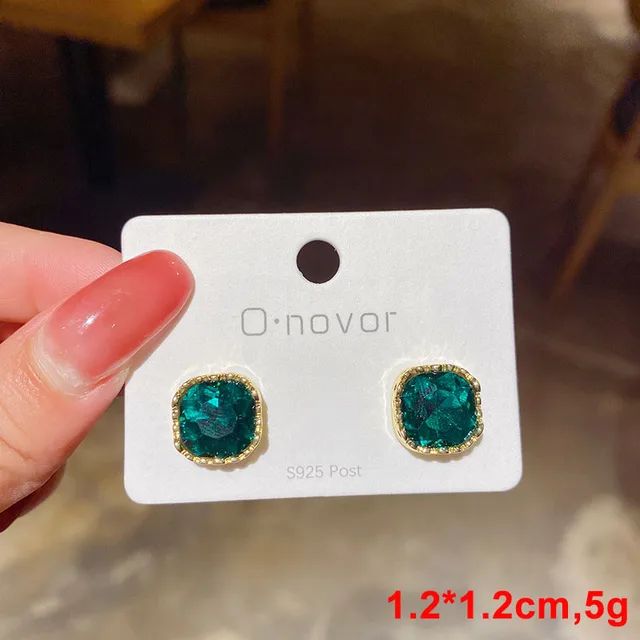 Korean Fashion Pearl Earrings: Crystal Heart, Elegant Petals - Shop N Save