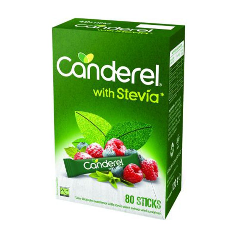 Canderel Stevia 80 Sticks: Natural, Low-Calorie, Convenient Sweetener - Shop N Save