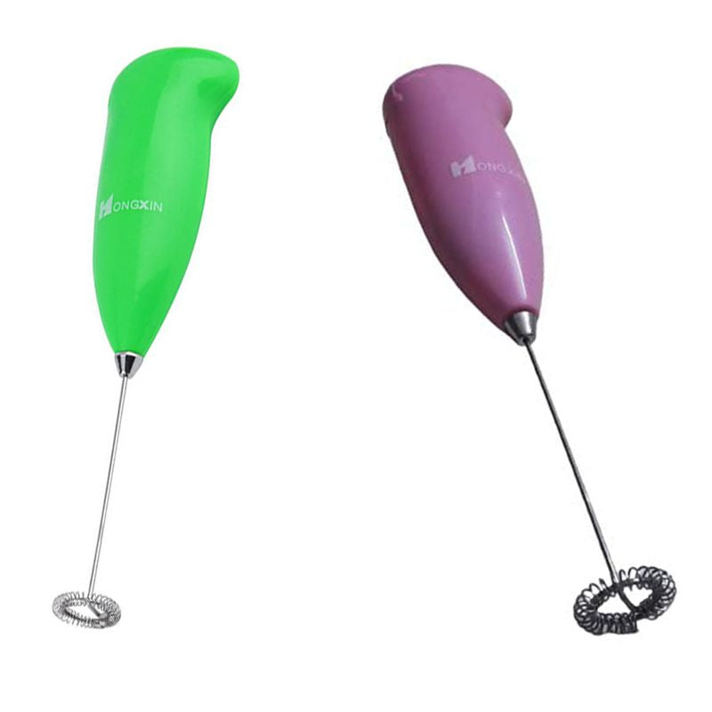 Electric Milk Frother: Versatile Latte Maker, Handheld Blender 2x - Shop N Save