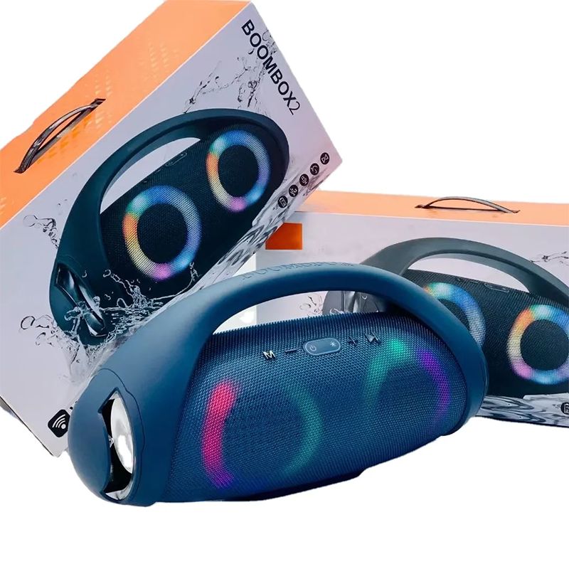 Booms Box 2: Portable Bluetooth Speaker for Superior Sound - Blue - Shop N Save