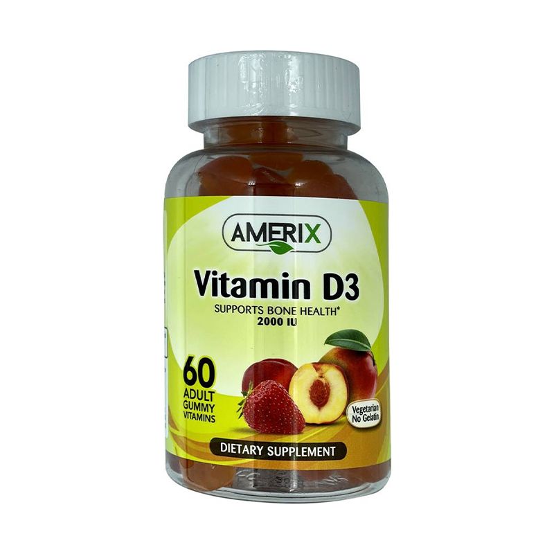 Amerix Vitamin D3 Gummies: 2000 IU, 60s, Bone and Immune Support - Shop N Save