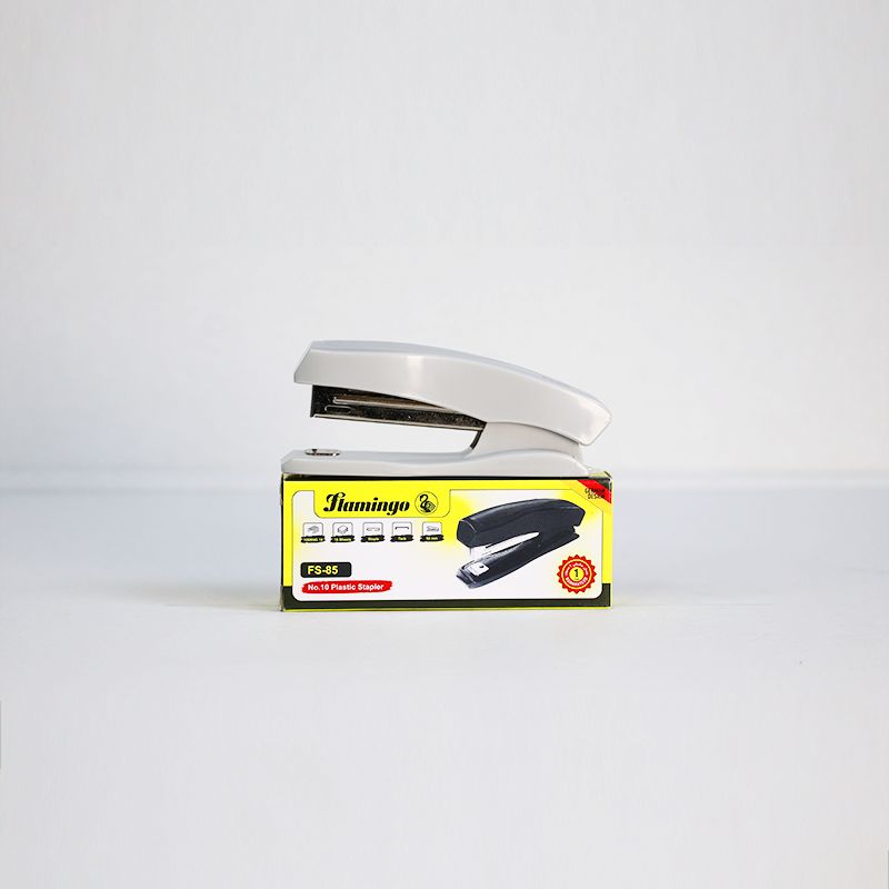 Flamingo FS-85 Stapler - Compact, Efficient, Modern Design (White) - Shop N Save