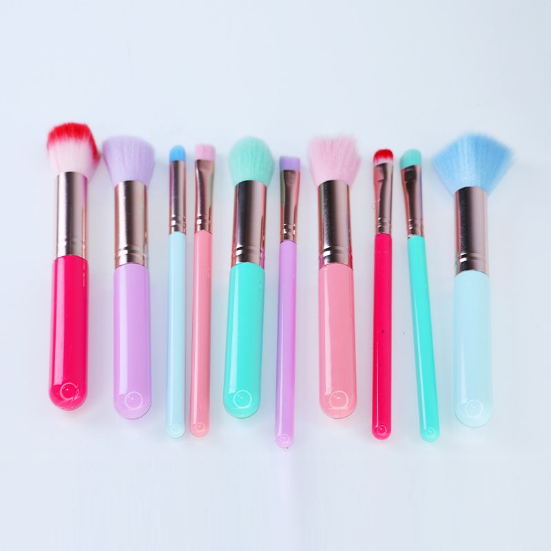 Sweet Beauty 10-Piece Brush Set: Professional Makeup Essentials - Shop N Save