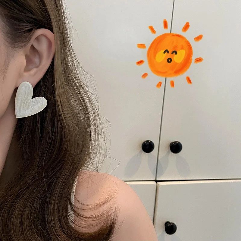 Korean Heart Ring: Exaggerated Love Design - Shop N Save