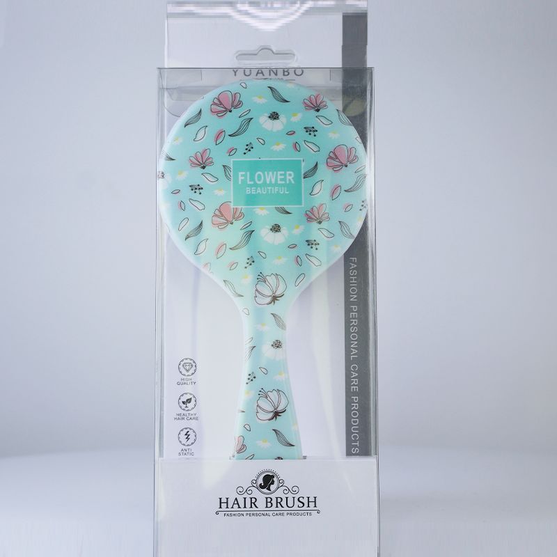Round Flower Beautiful Comb: Gentle Detangling, Stylish Design - Shop N Save