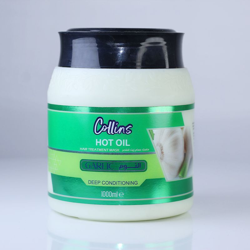 Collins Garlic Hair Mask: Hot Oil Deep Conditioning Treatment - Shop N Save