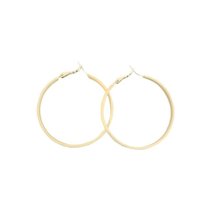 Korean Retro Yellow Circle Earrings - High Sense Design Trend - Shop N Save