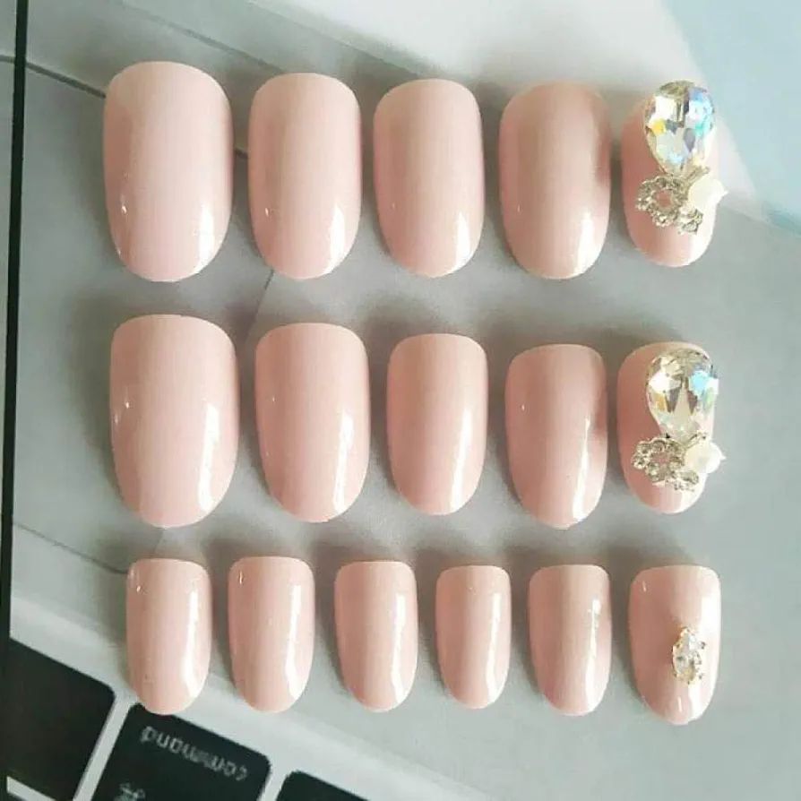 3D Crystal False Nail Tips | 24pcs | DIY Manicure | Sweet Colors. - Shop N Save