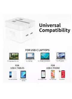 35W iPhone 14 Fast Charger: USB C, Dual Port, Efficient Charging - Shop N Save