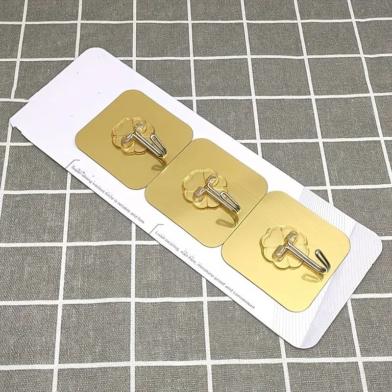 Self-Adhesive Wall Hooks: No Nails, Versatile, Easy Installation - Shop N Save