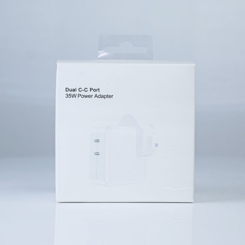 Dual USB-C 35W Adapter: Fast Charging, Portable, Universal Compatibility - Shop N Save