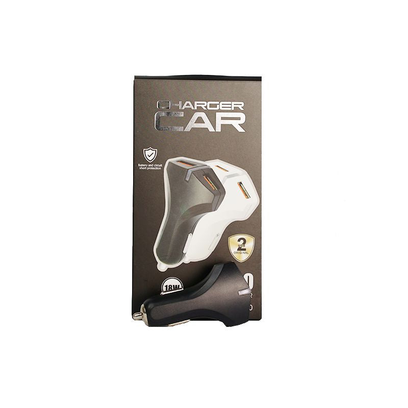 Car Charger: 2 USB Fast Charging, Compact, Universal Compatibility - Shop N Save