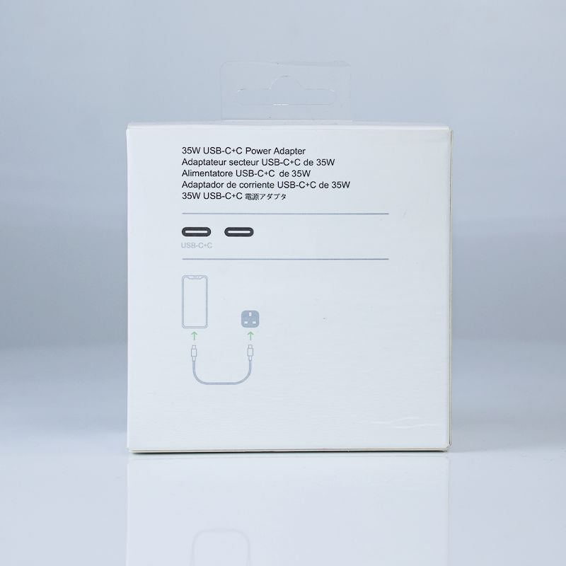 Dual USB-C 35W Adapter: Fast Charging, Portable, Universal Compatibility - Shop N Save