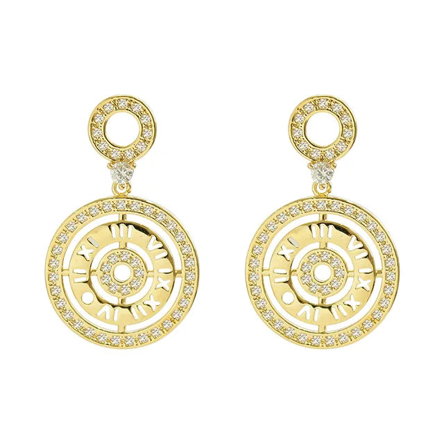 Titanium Crystal Earrings: Luxury, Famous Brand, Stylish Jewelry - Shop N Save