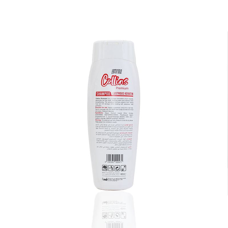 Collins Anti Hair Fall Shampoo - Keratin Enriched, 400ml