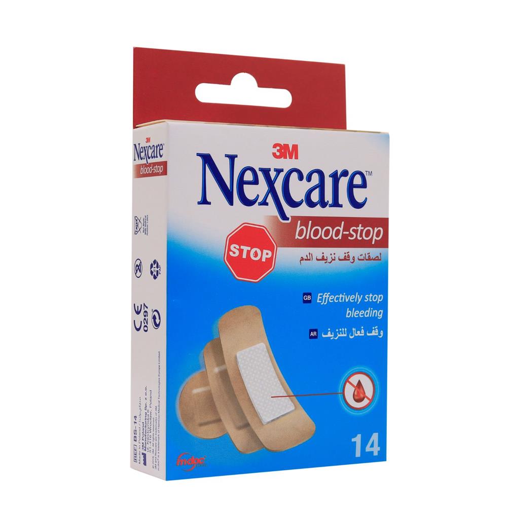 Nexcare™ BS-14 Blood-stop Bandages, Assorted, 14 per Box