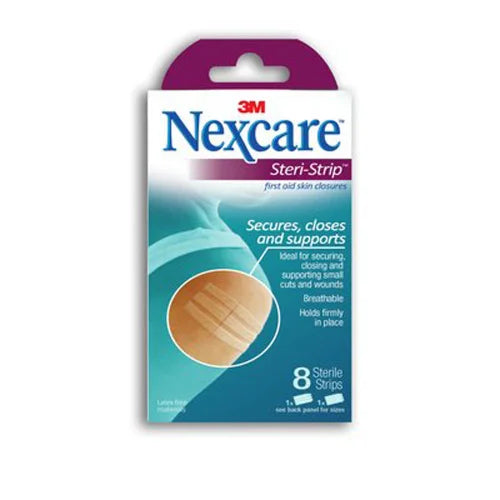 Nexcare™ SS08 Steri-Strip x3 6mmx75mm, x5 3mmx75mm (8 Strip/pack)