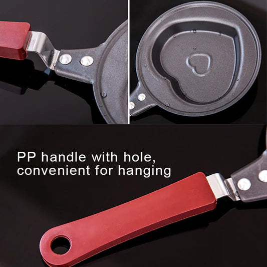 Non Sticky Heart Shaped Mini Egg Frying Pan - Shop N Save