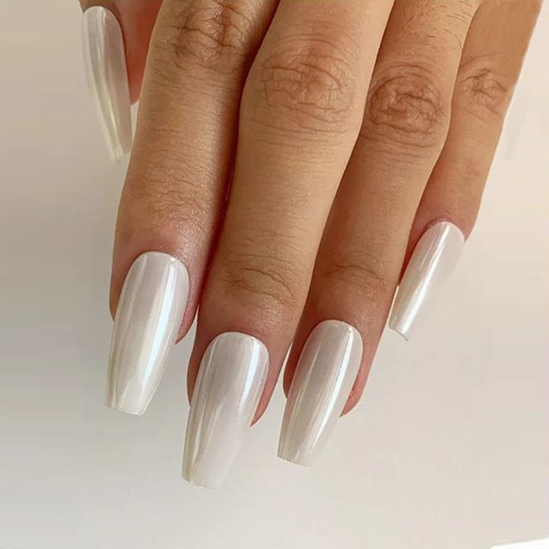 Fashion Plus Nail Polish: Sparkling White Glitter for Dazzling Nails(5)