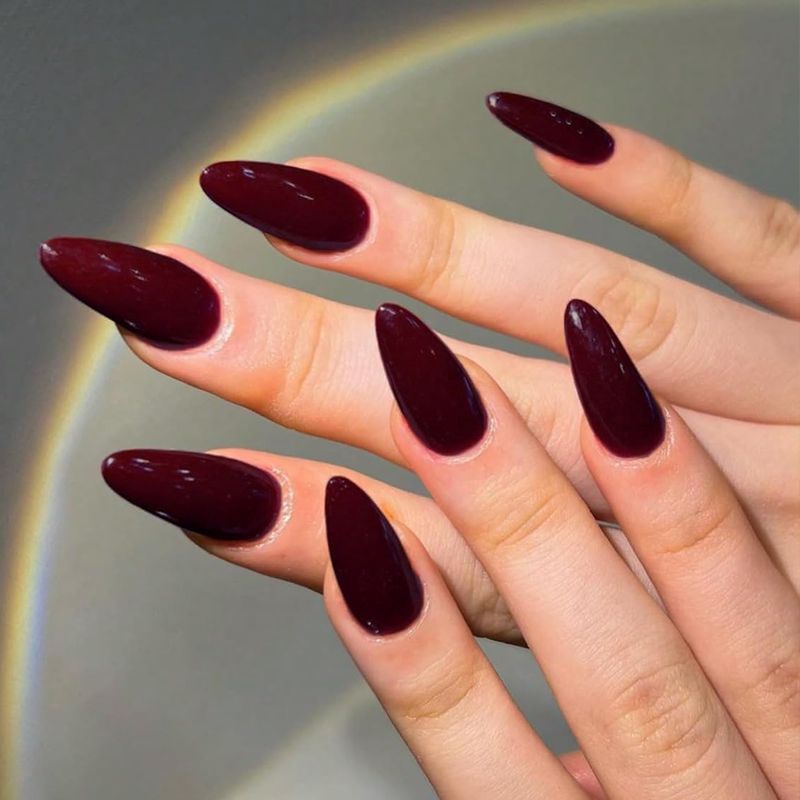 Make Beauty Nail Polish Gel Effect - Burnet Maroon (164)