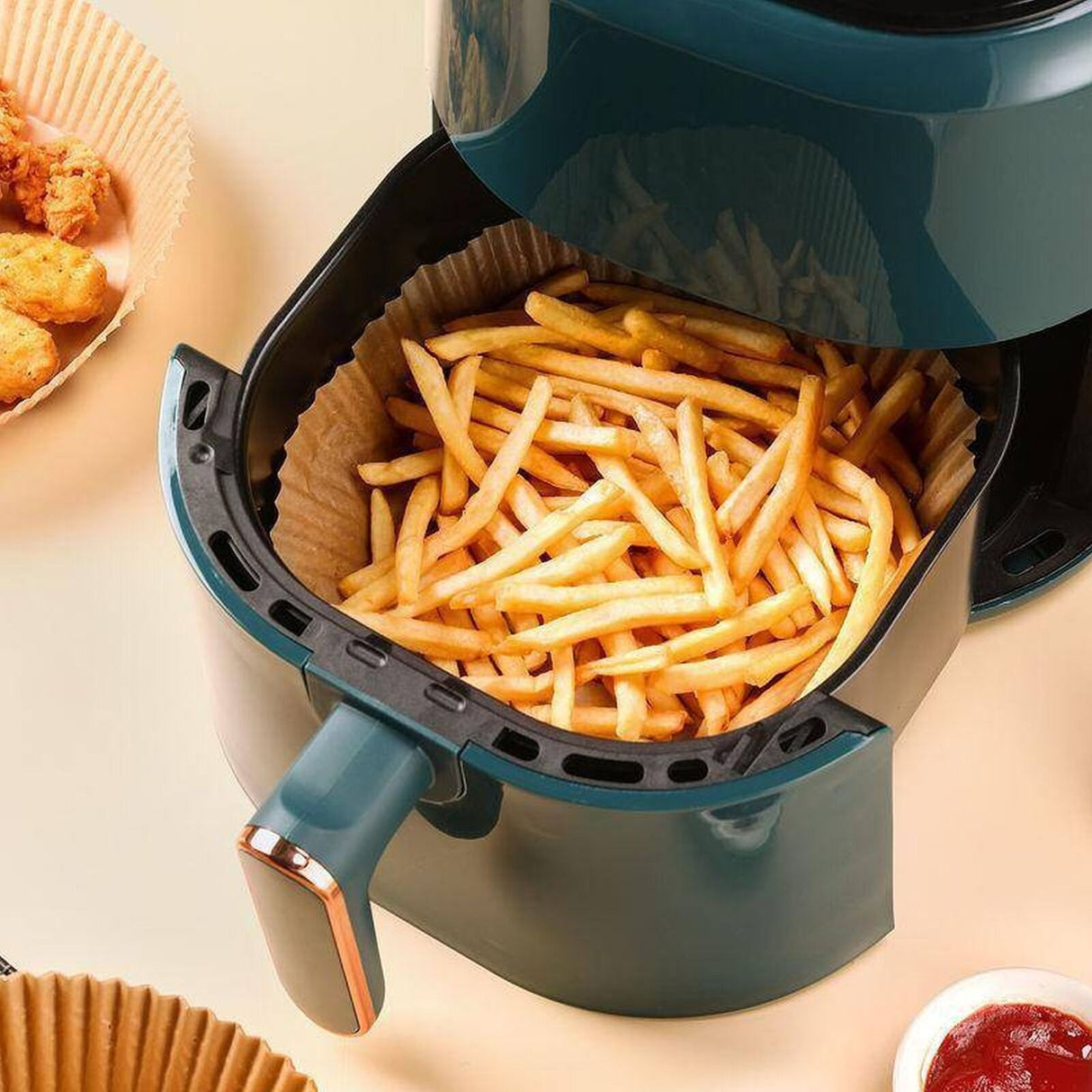 Disposable Air Fryer Liners: Greaseproof, 20cm, Easy Cleanup - Shop N Save
