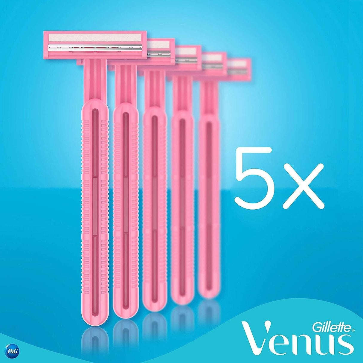 Gillette Simply Venus: 5-Pack Women's Disposable Razors, Dual Blades - Shop N Save
