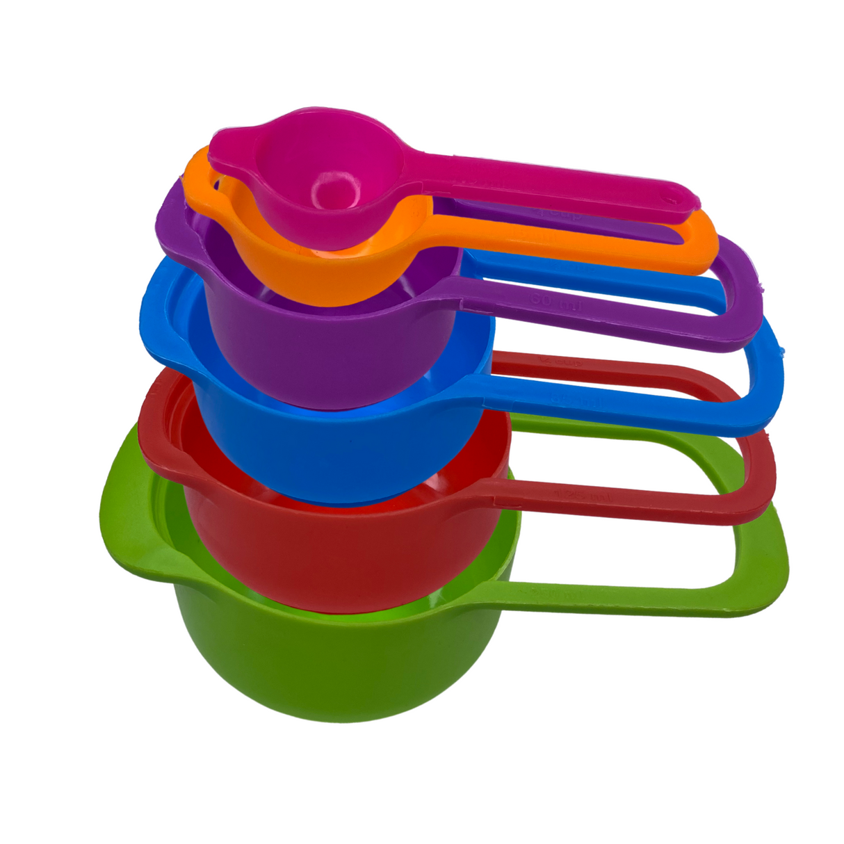 6 Pcs Color Measuring Spoon Set - Kitchen-grade Baking Tool