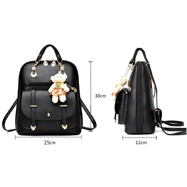 New Trend Casual Backpack Shoulder Bag - Red - Shop N Save