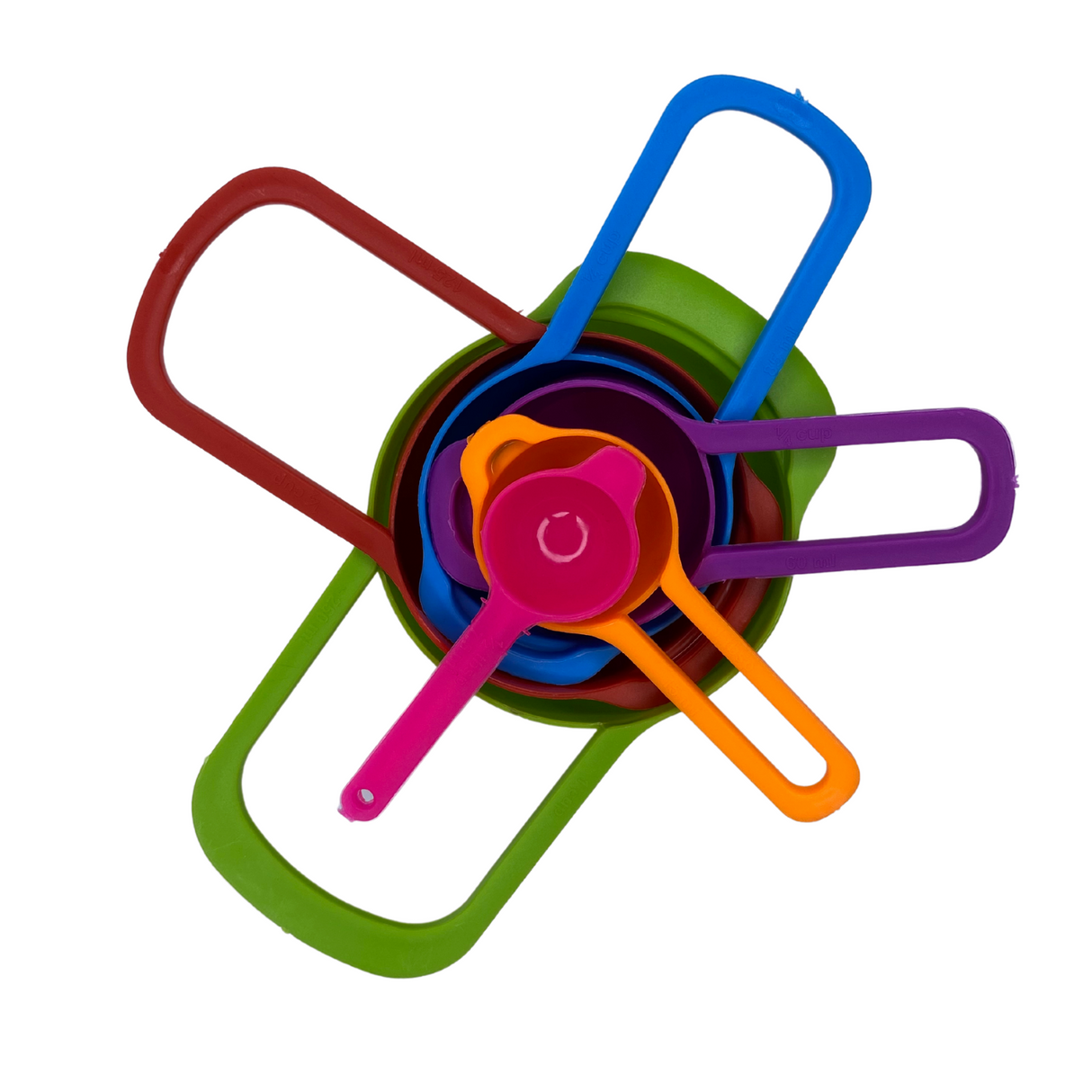 6 Pcs Color Measuring Spoon Set - Kitchen-grade Baking Tool