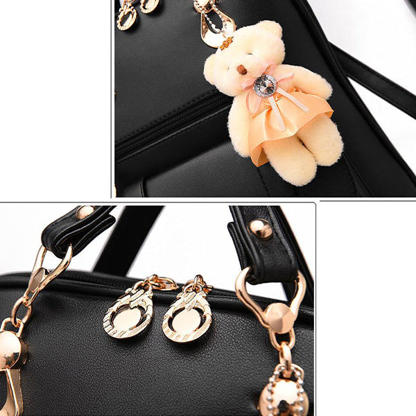 New Trend Casual Backpack Shoulder Bag - Red - Shop N Save