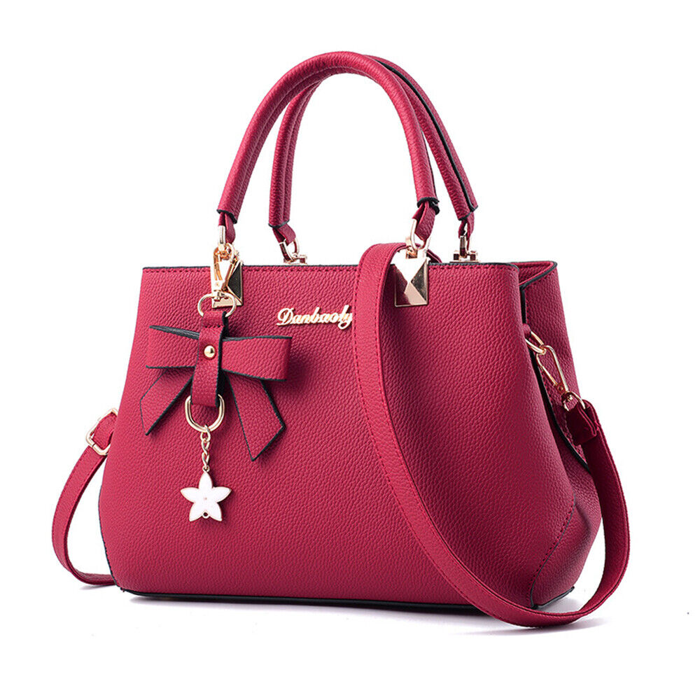 High Quality One Shoulder Cross Body Bag - Wine Red