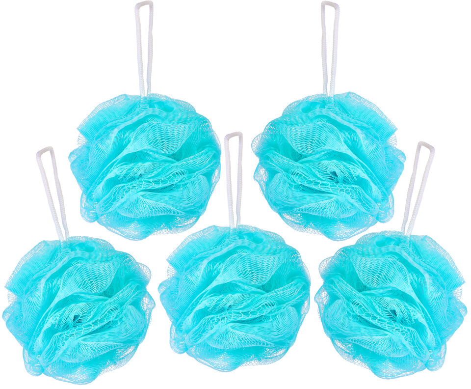 Shelter Blue Bath Sponge: Super Soft, Fluffy Puffy Loofah - Shop N Save
