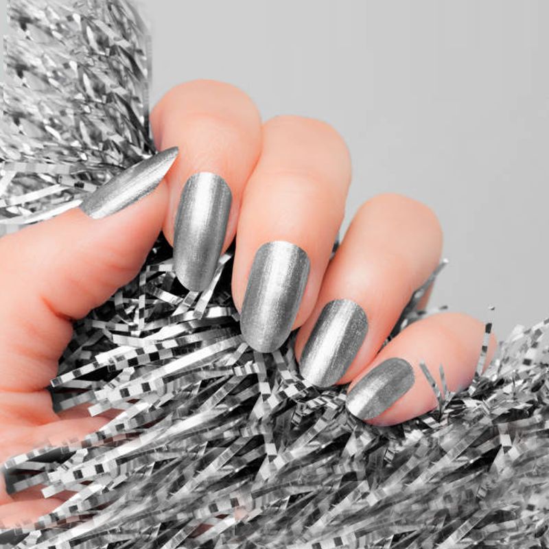 Fashion Plus Nail Polish: Sparkling Silver Glitter for Dazzling Nails(13)