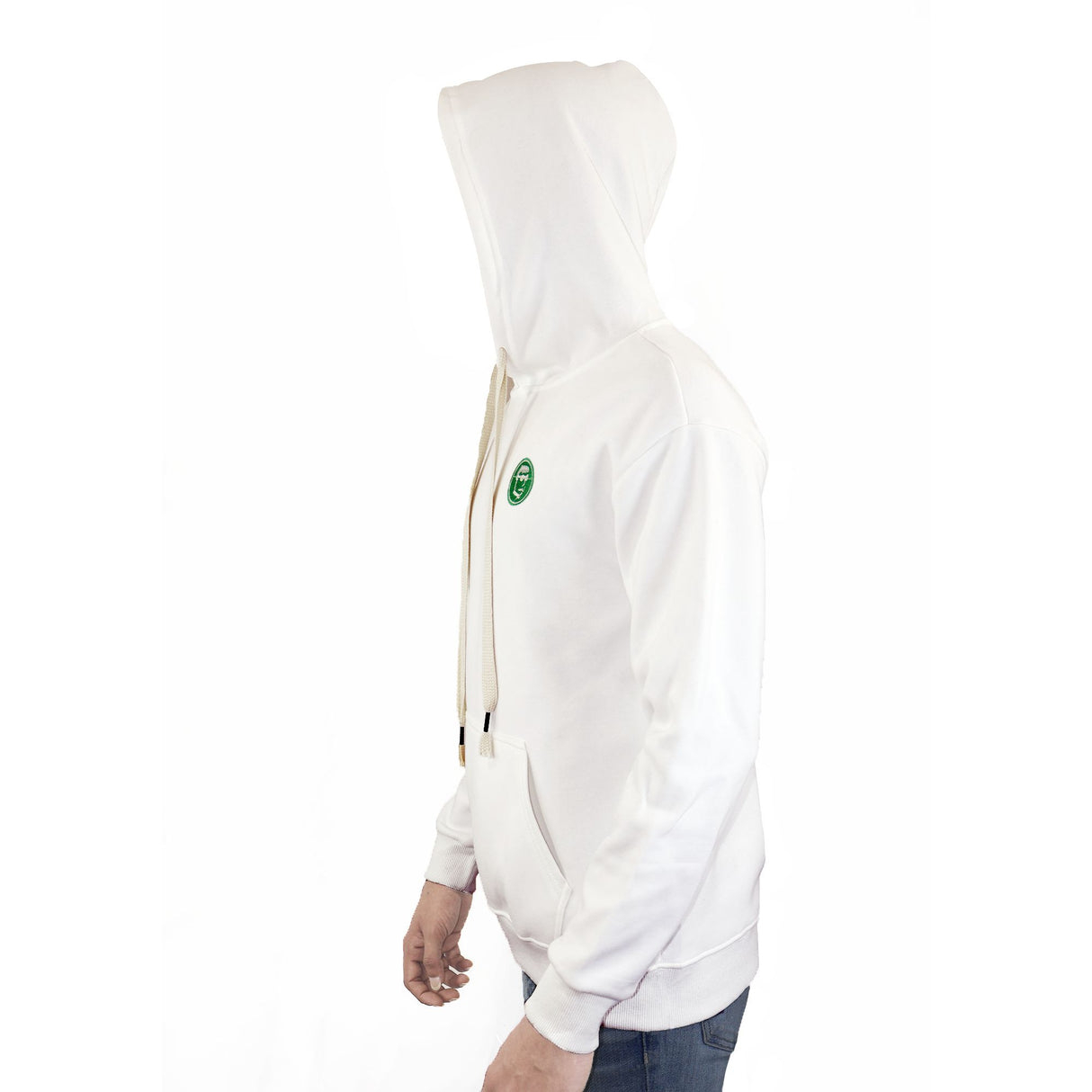 Mens Sweatshirt Rucci Hoodie Pullover Sweater - (White)