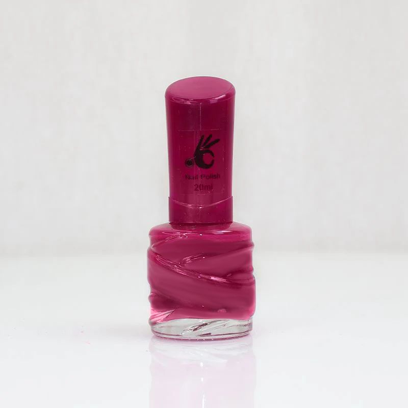 Make Beauty Nail Polish Gel Effect - Dark Fuchsia Pink (118)