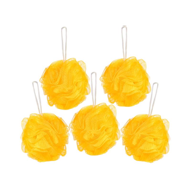 Shelter yellow Bath Sponge: Super Soft, Fluffy Puffy Loofah - Shop N Save