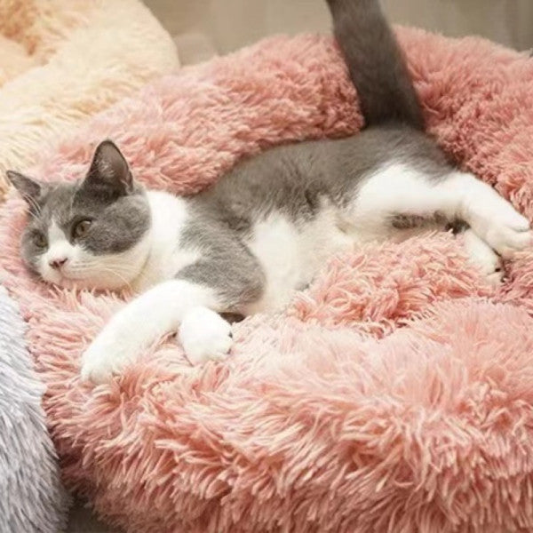 Super Soft Cat Self Warm Pets Sleeping Cushion - 50CM - Pink