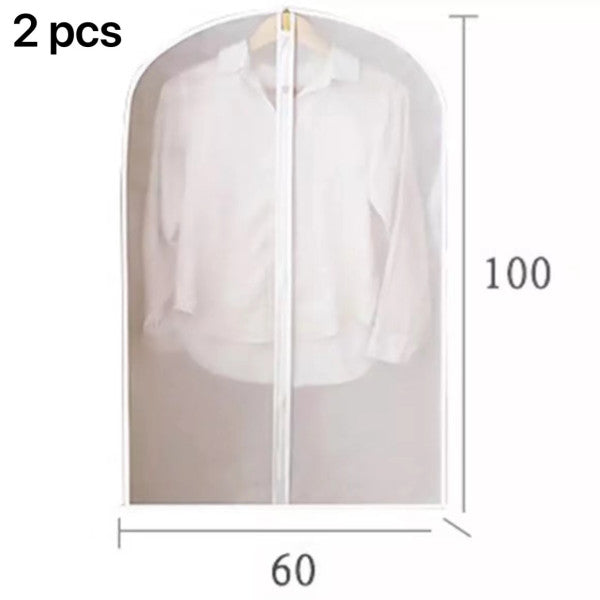 6 Pieces Multi Size Household Clothing Coat Dust Cover Set - White