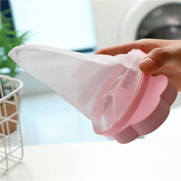 Washing Machine Lint Filter Hair Catcher Floating Mesh Bag - Shop N Save