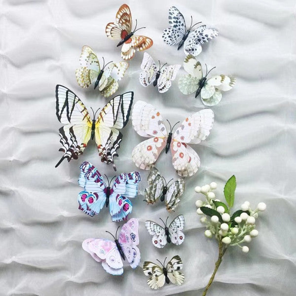 Butterfly Wall Home Decoration Stickers - Multicolor