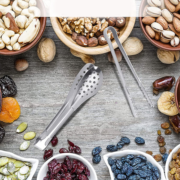 3 Pcs Stainless Steel Tongs Mini Set - Shop N Save