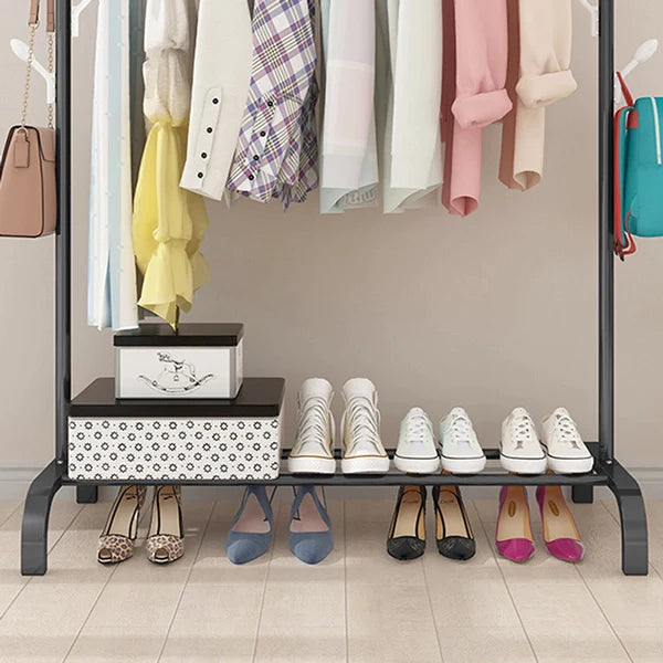 Simple Assembly Clothes Hanger Rack - White - Shop N Save