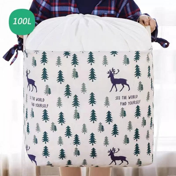 Large Capacity Foldable Quilt Clothing Goods Storage Bag - Much My