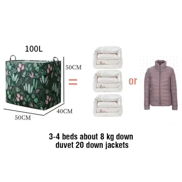 Large Capacity Foldable Quilt Clothing Goods Storage Bag - Much My