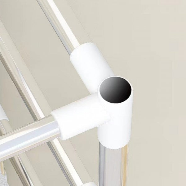 9 Layer Simple Dustproof Storage Shoe Cabinet Rack - Blue - Shop N Save