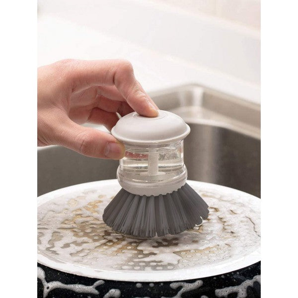 Soap Dispensing Easy Dish Washing Cleaning Brush - Green - Shop N Save