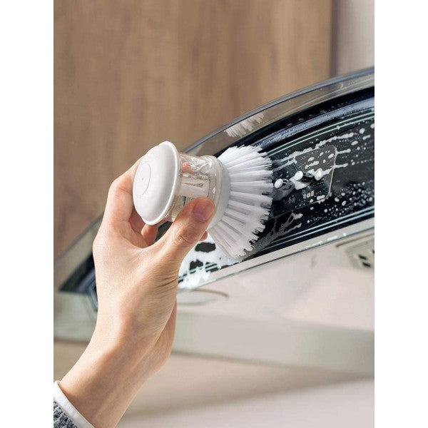 Soap Dispensing Easy Dish Washing Cleaning Brush - Green - Shop N Save